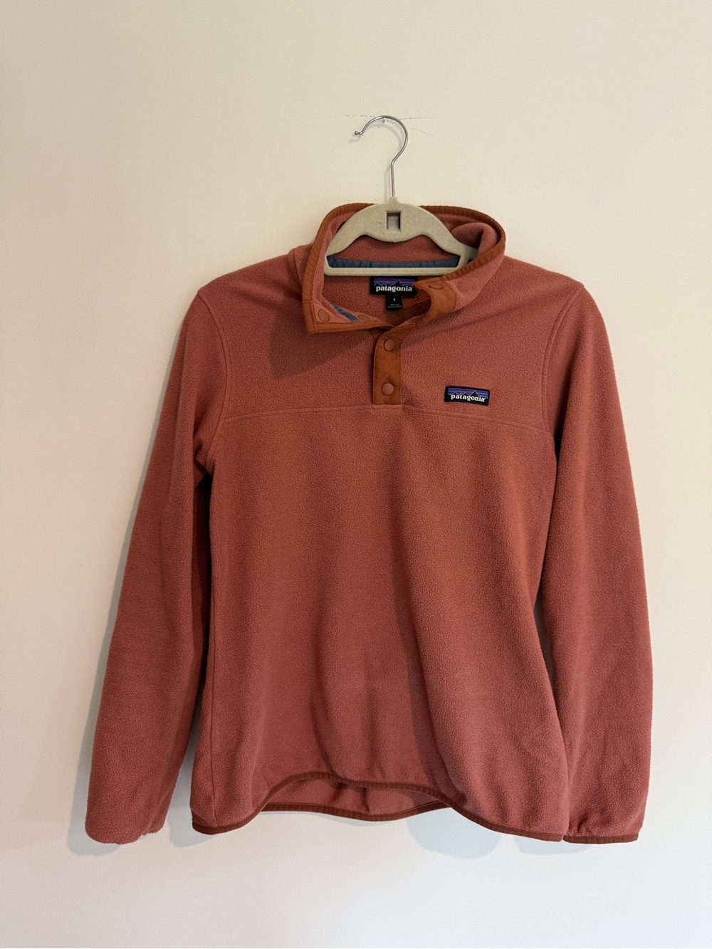 Patagonia Women’s Zip-Up Fleece Pullover - Rusty Rose